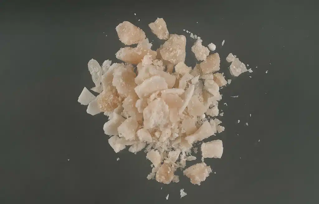 Crack cocaine is white, tan, cream, or light brown.