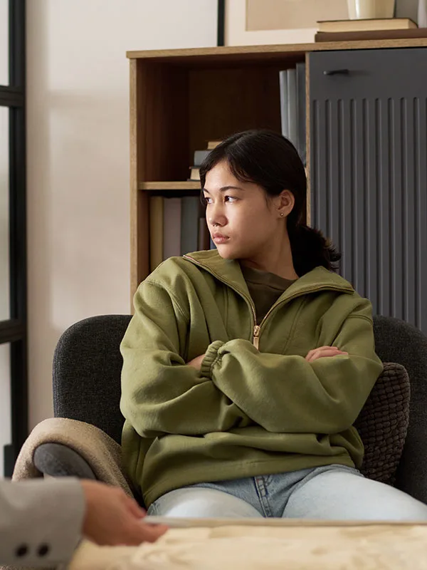 Counseling Session with Therapist for mental health issues.