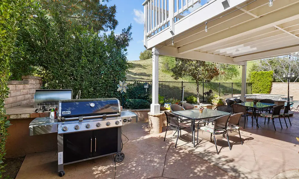 Female Sober Living Backyard