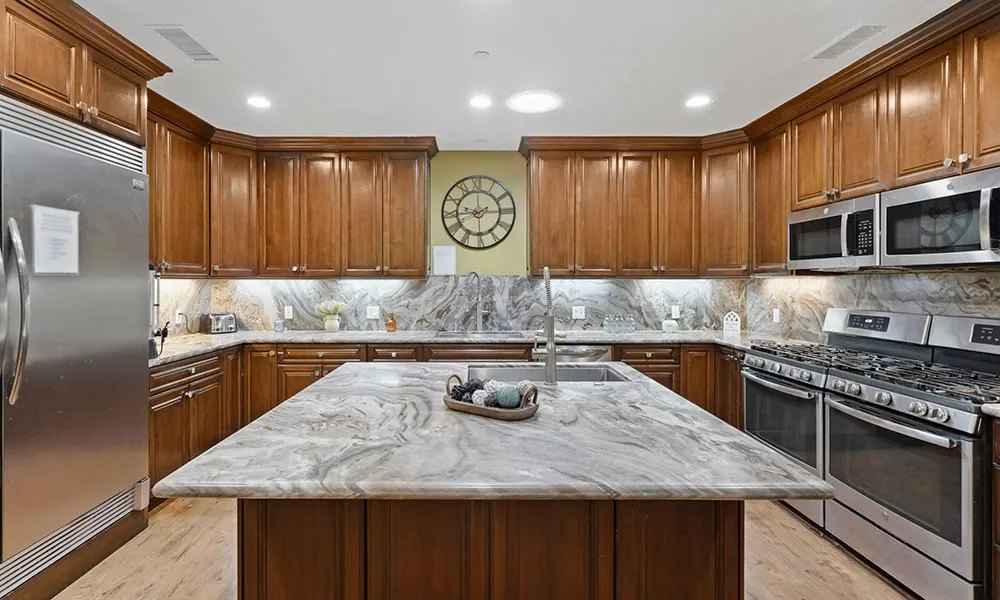 Male Sober Living Kitchen