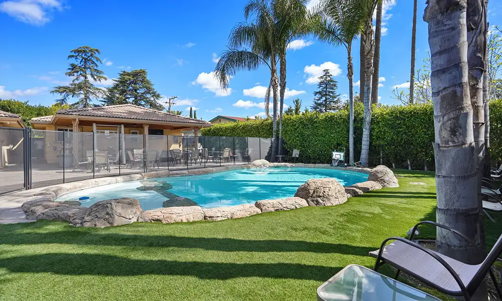 Male Sober Living Pool