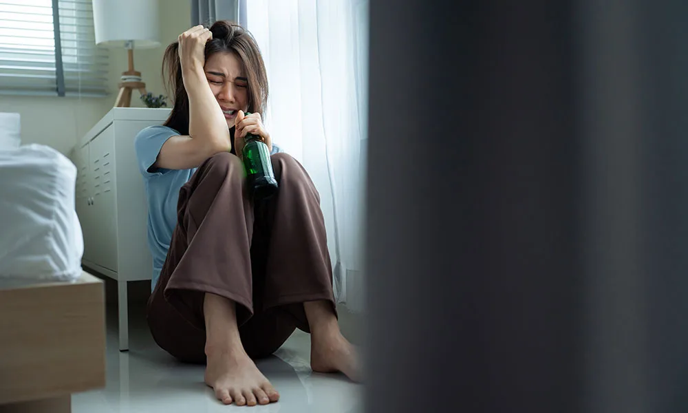 Persistent feelings of guilt or shame.