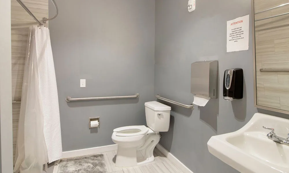 Wellness Center bathroom