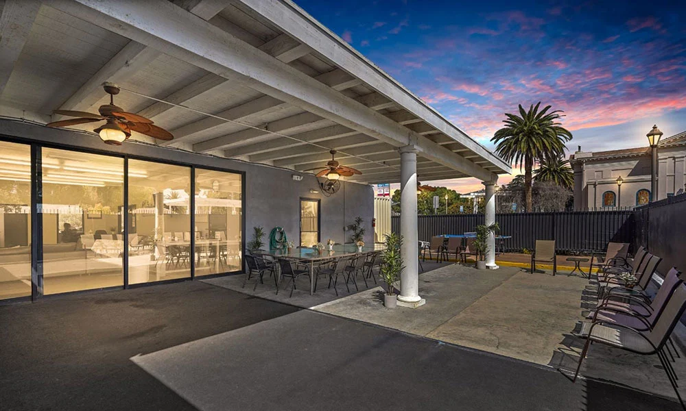 Clinical Building Patio
