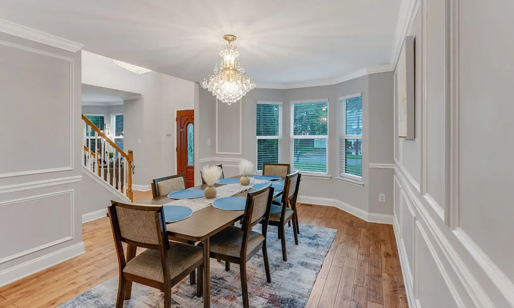 Female Sober Living Dining Room