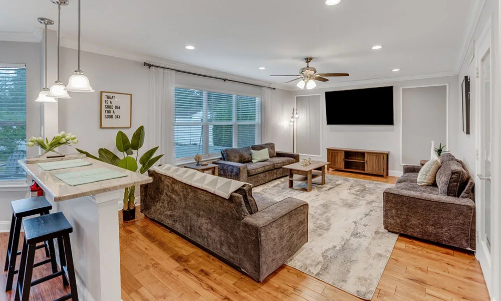 Female Sober Living Family Room