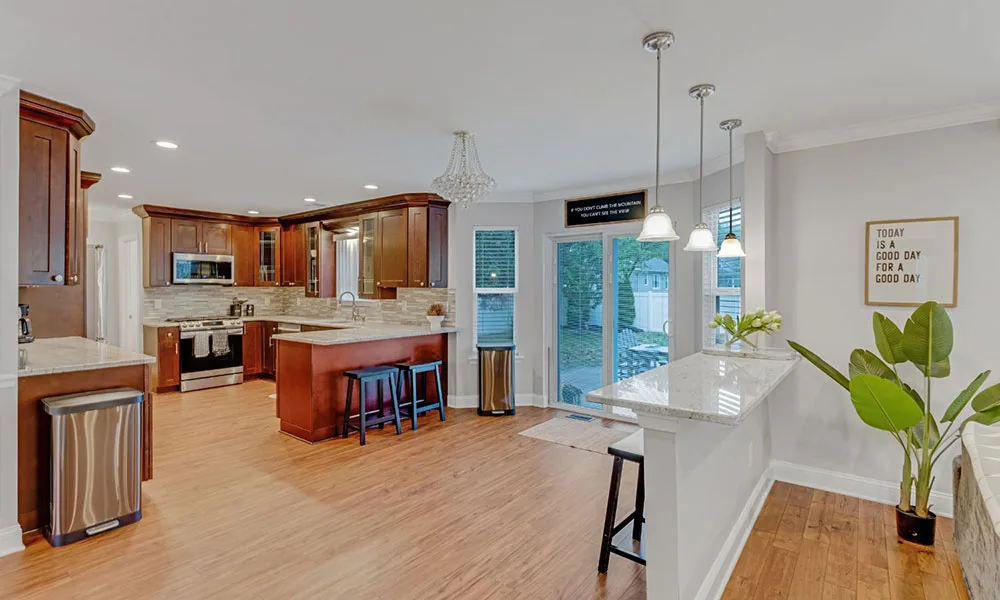 Female Sober Living Kitchen